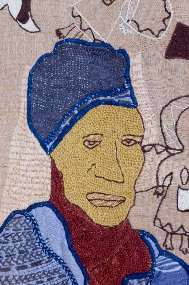 The Widow (Detail of Layer 1)