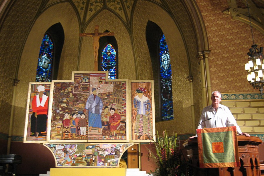 The Keiskamma Altarpiece in St. James Cathedral in Chicago