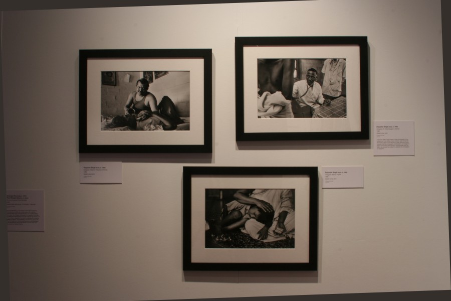 "Caregiver, Dr. Deivanayagam, Chennai", "Caregiver, Bobok, Imphal", and "Caregiver, Stephen Vidayakar, Chennai" by Dayanita Singh