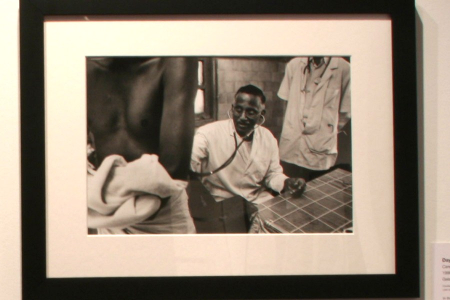 Dayanita Singh’s portrait of HIV caregiver Dr. Deivanayagam in Chennai