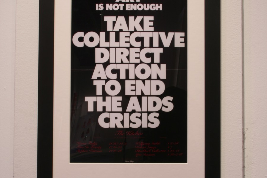 "Art is Not Enough" by Gran Fury