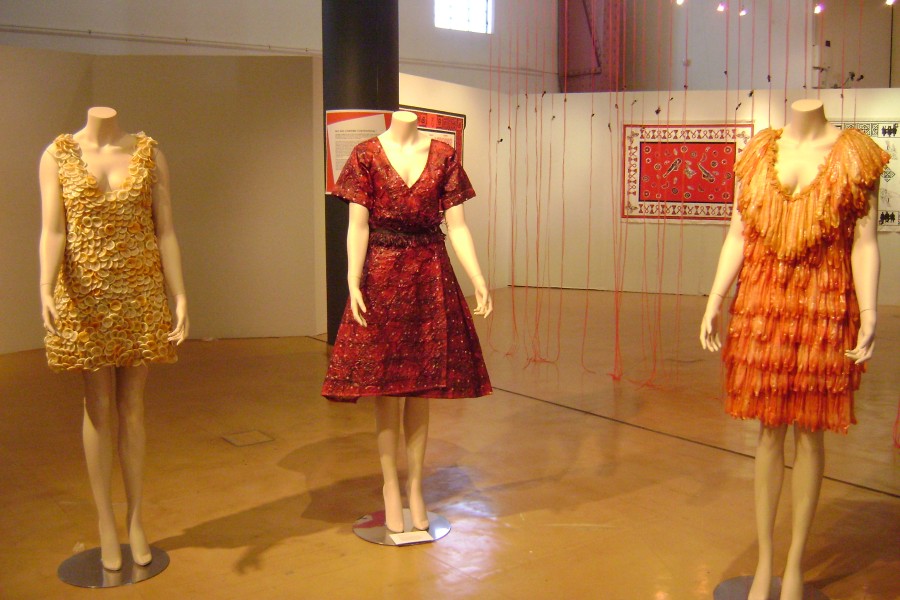Adriana Bertini’s *Condom Couture* garments