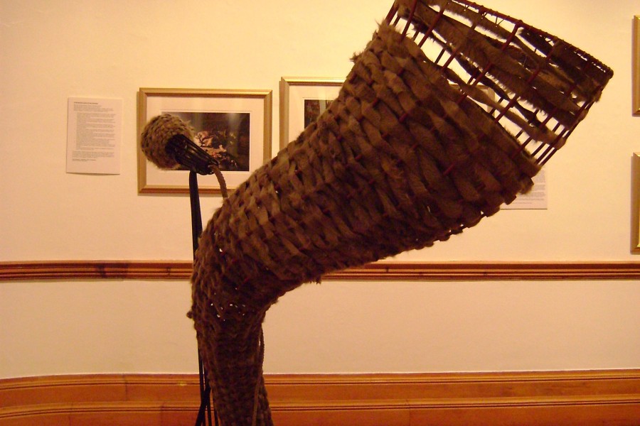 Langa Magwa’s cow-horn sculpture *Uphondo (The Voice of the Affected and Infected)*