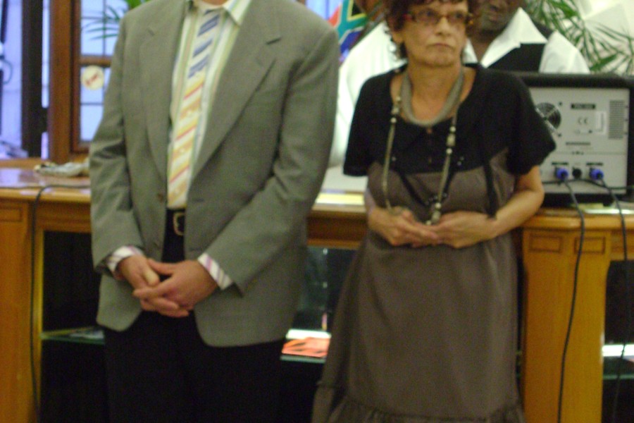 David Gere and Carol Brown at Not Alone