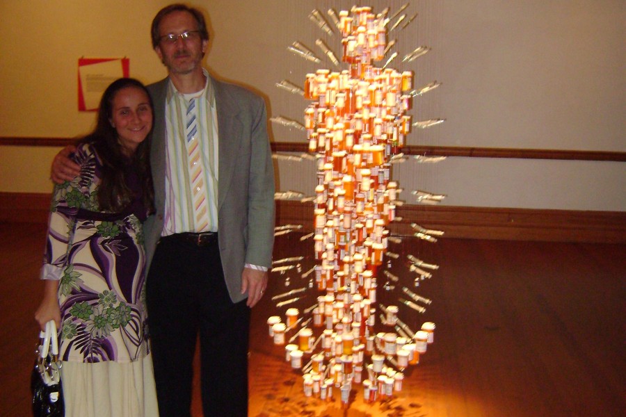 David Gere with Medicine Man by Daniel Goldstein and John Kapellas at Not Alone