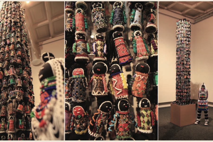"Siyizama Human Orphan Tower" by Siyazama - Lobolile Ximba, Sbongile Ximba, Tholiwe Sitole, Celani Noijeza and Beauty Ndlovu