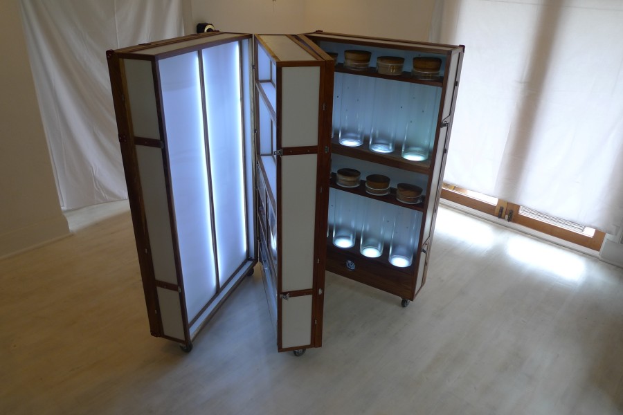 The A.R.T. Cabinet empty and partially open