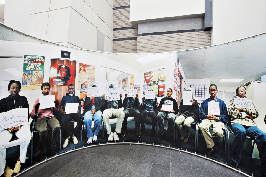 The Harsh Divide: Treatment Action Campaign Office by Gideon Mendel
