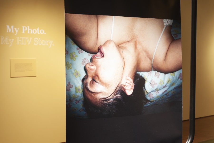 Photograph by Magda, portrait by Gideon Mendel, and accompanying story text