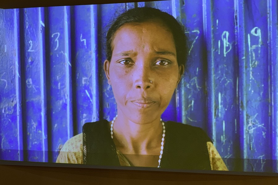 Video about Through Positive Eyes artivist Priya from Mumbai playing in the gallery